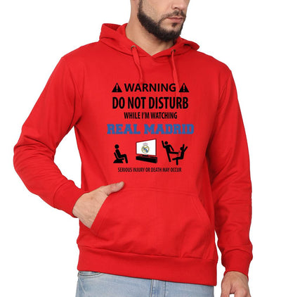 Warning Real Madrid Men Hoodies-FunkyTeesClub