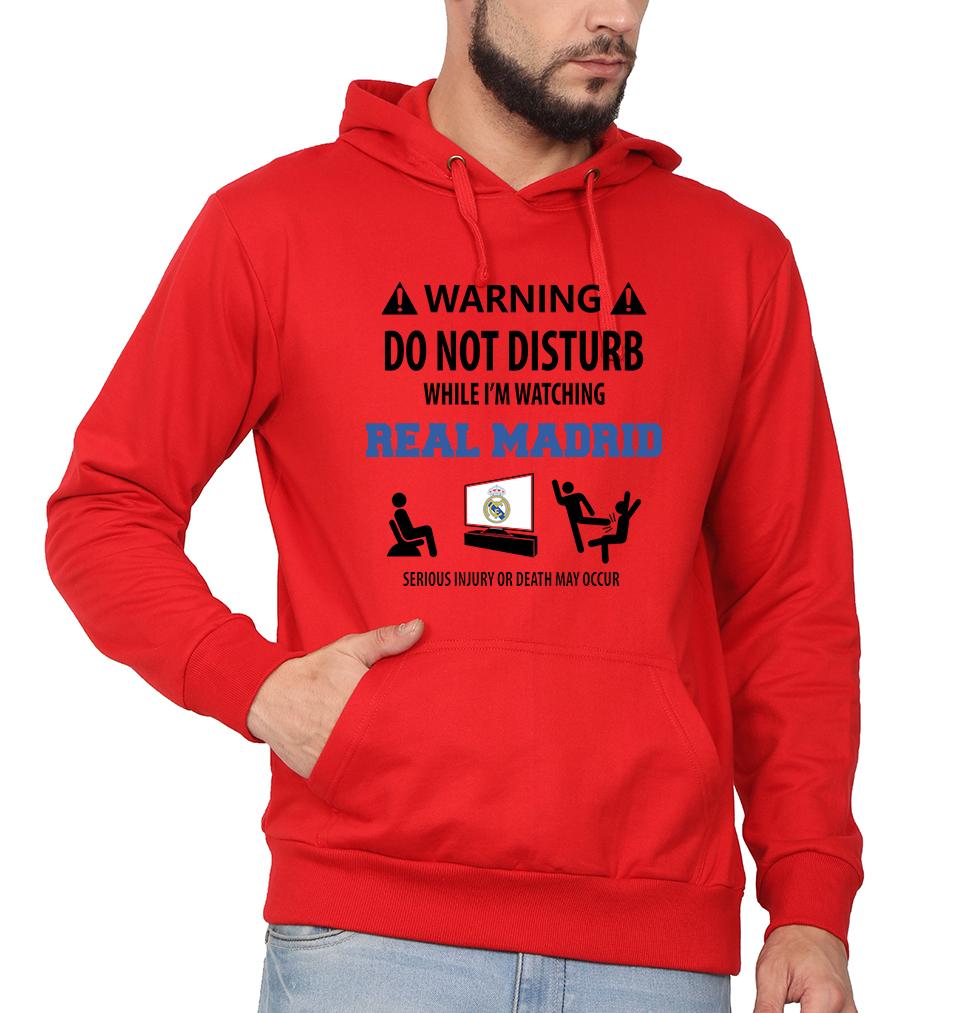 Warning Real Madrid Men Hoodies-FunkyTeesClub