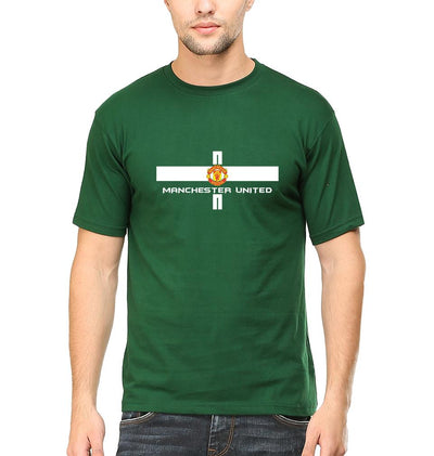 Manchester United Men Half Sleeves T-Shirts-FunkyTeesClub