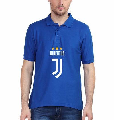Juventus Men Polo Half Sleeves T-Shirts-FunkyTeesClub