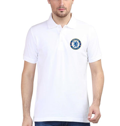 Chelsea Logo Men Polo Half Sleeves T-Shirts-FunkyTeesClub