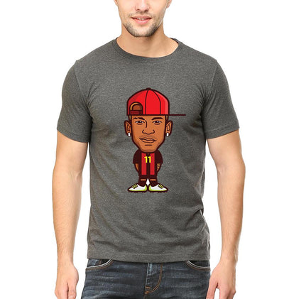 Neymar Men Half Sleeves T-Shirts-FunkyTeesClub