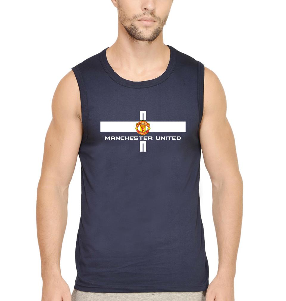 Manchester United Men Gym Vest-FunkyTeesClub