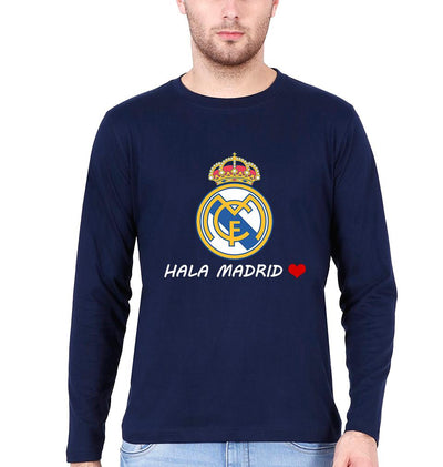 Hala Madrid Men Full Sleeves T-Shirts-FunkyTeesClub
