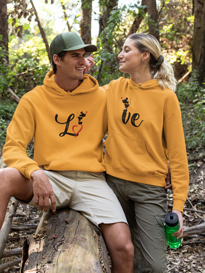 Love Couple Hoodie-FunkyTeesClub