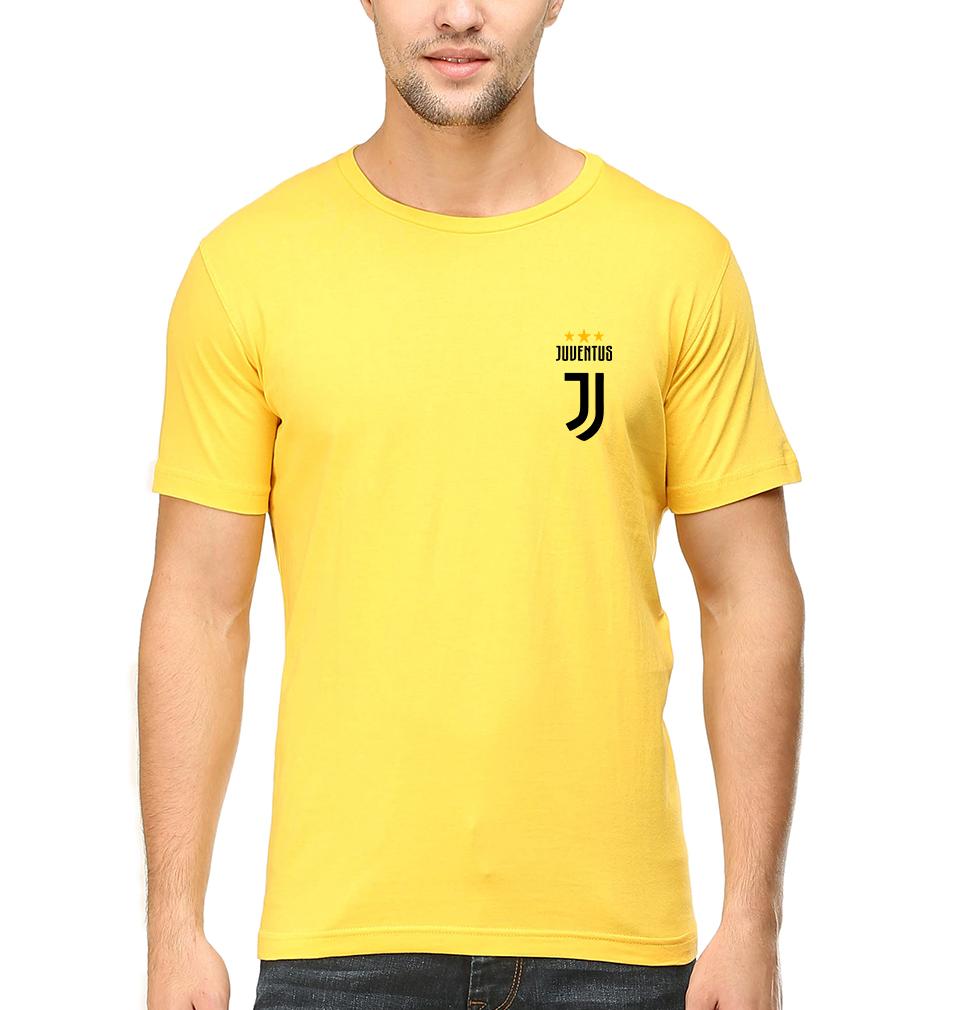 Juventus Logo Men Half Sleeves T-Shirts-FunkyTeesClub