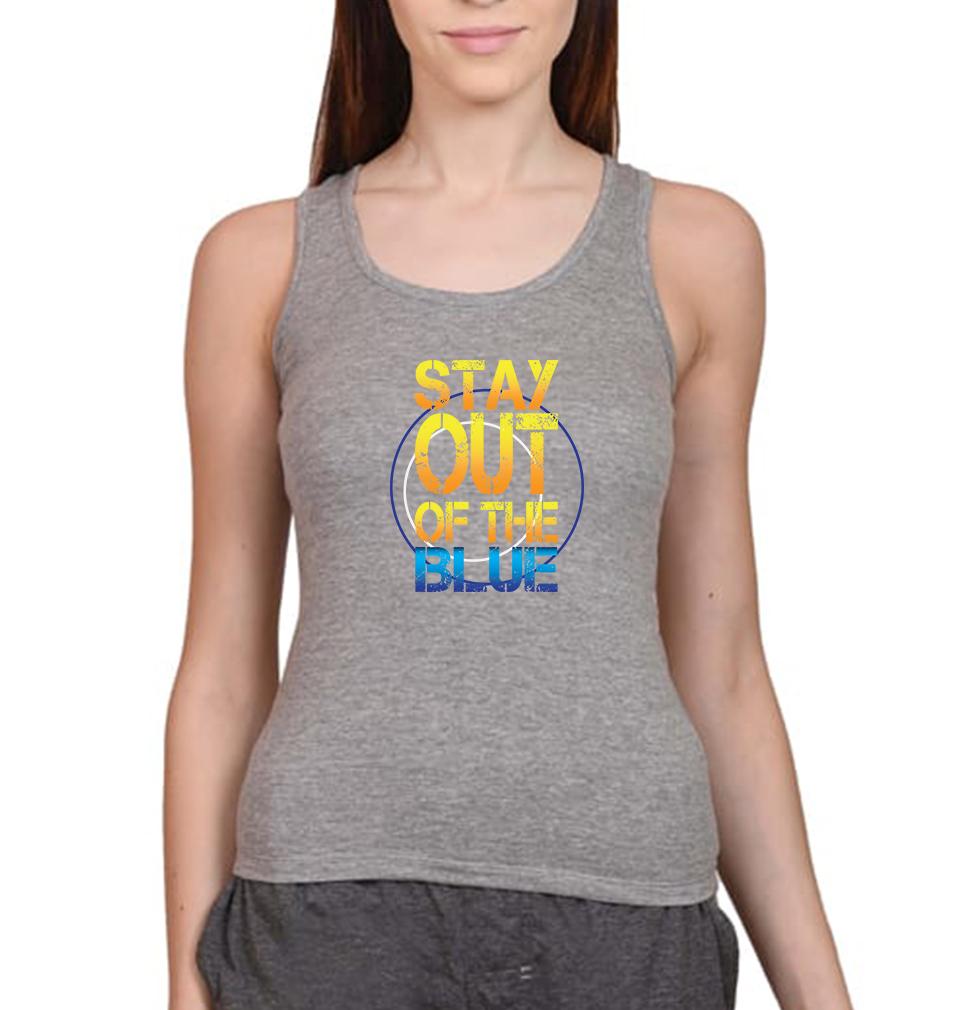 PUBG Stay Out Of The Blue Women Tank Top-FunkyTeesClub