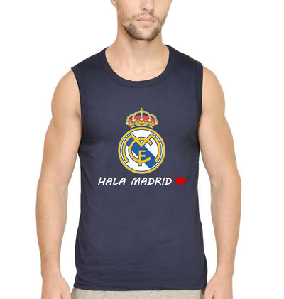 Hala Madrid Men Gym Vest-FunkyTeesClub