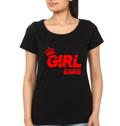 Girl Gang BFF Half Sleeves T-Shirts-FunkyTees