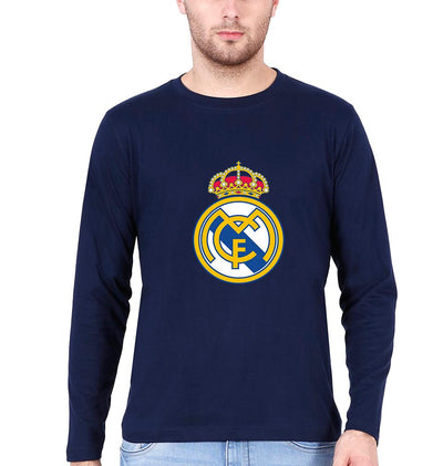 Real Madrid Men Full Sleeves T-Shirts-FunkyTeesClub