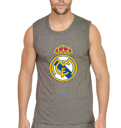 Real Madrid Men Gym Vest-FunkyTeesClub