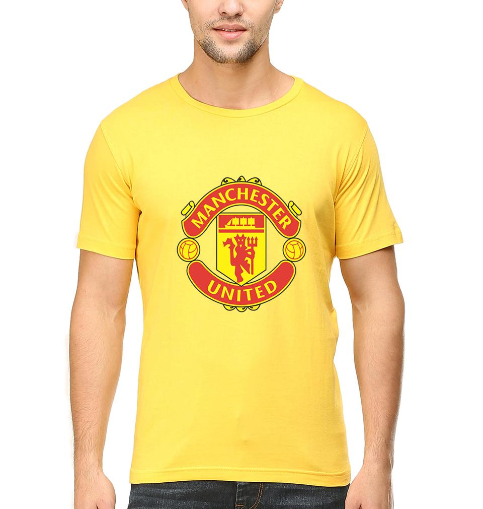 Manchester United Men Half Sleeves T-Shirts-FunkyTeesClub