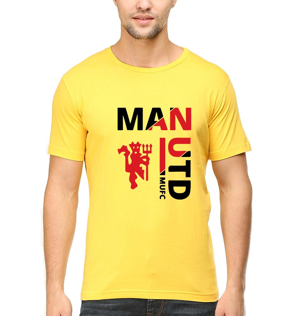 Manchester United Men Half Sleeves T-Shirts-FunkyTeesClub