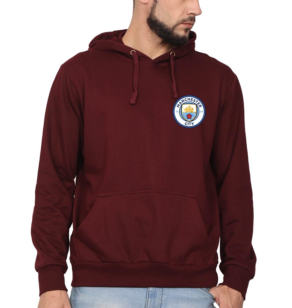 Manchester City Logo Men Hoodies-FunkyTeesClub