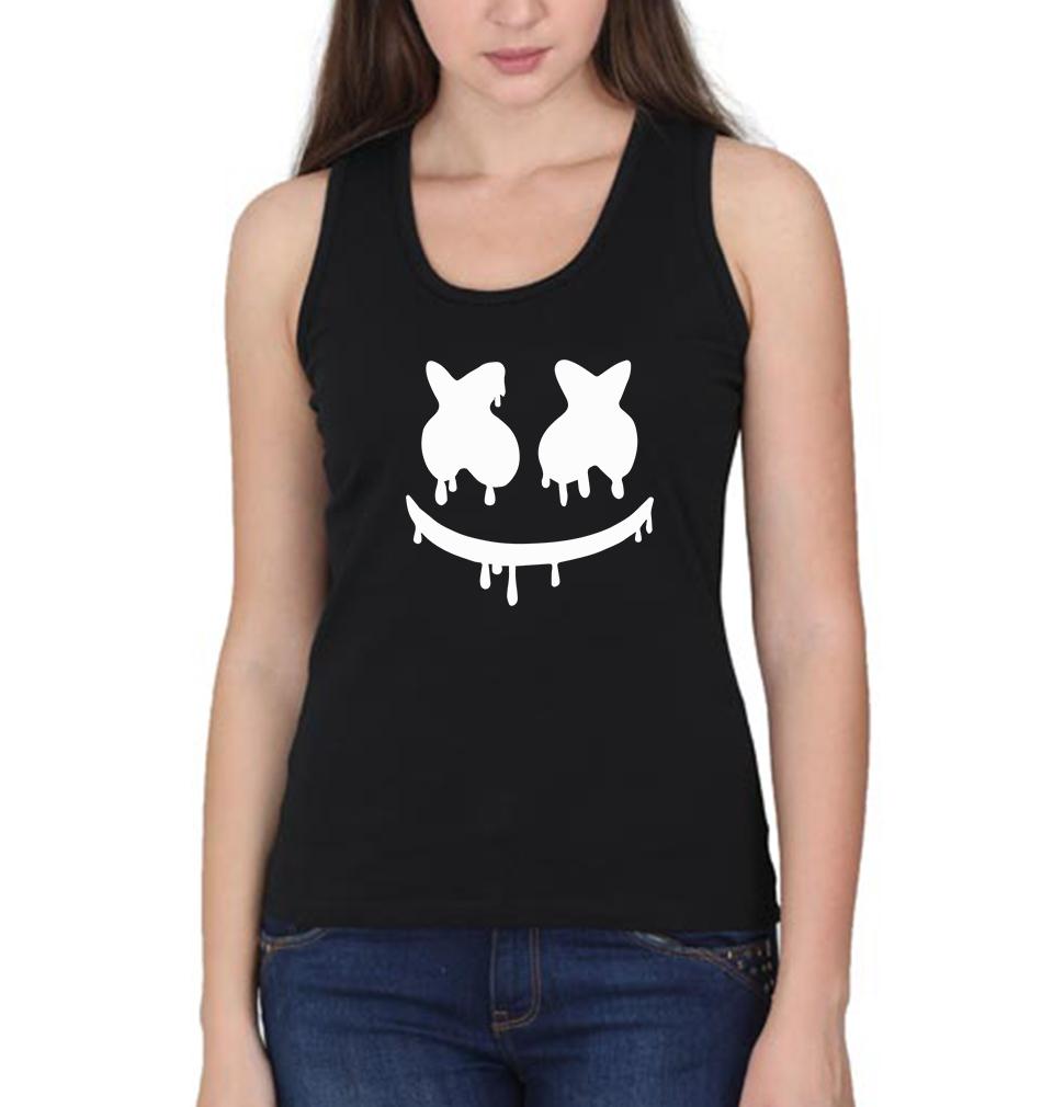 Marshmello Women Tank Top-FunkyTeesClub