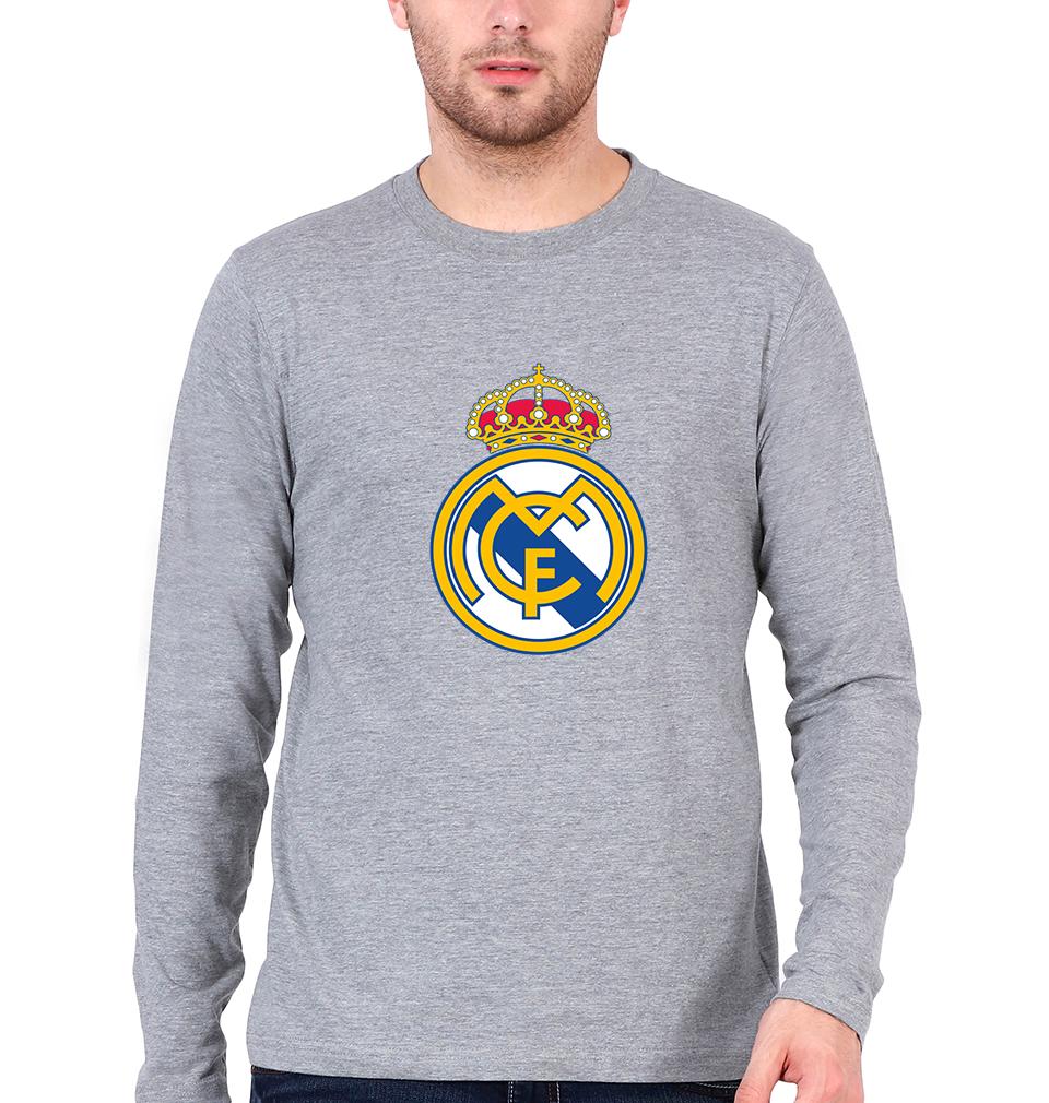 Real Madrid Men Full Sleeves T-Shirts-FunkyTeesClub