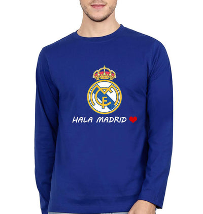Hala Madrid Men Full Sleeves T-Shirts-FunkyTeesClub