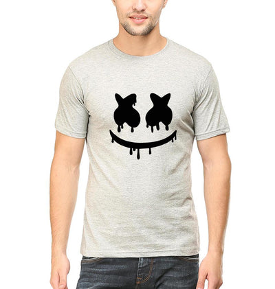 Marshmello Half Sleeves T-Shirt For Men-FunkyTeesClub