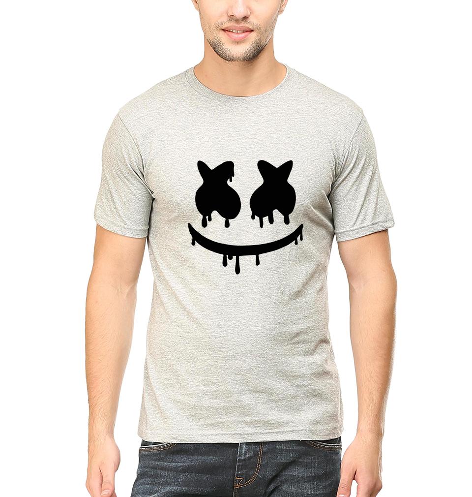 Marshmello Half Sleeves T-Shirt For Men-FunkyTeesClub