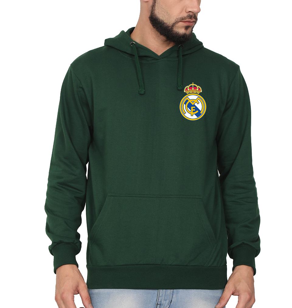 Real Madrid Logo Men Hoodies-FunkyTeesClub