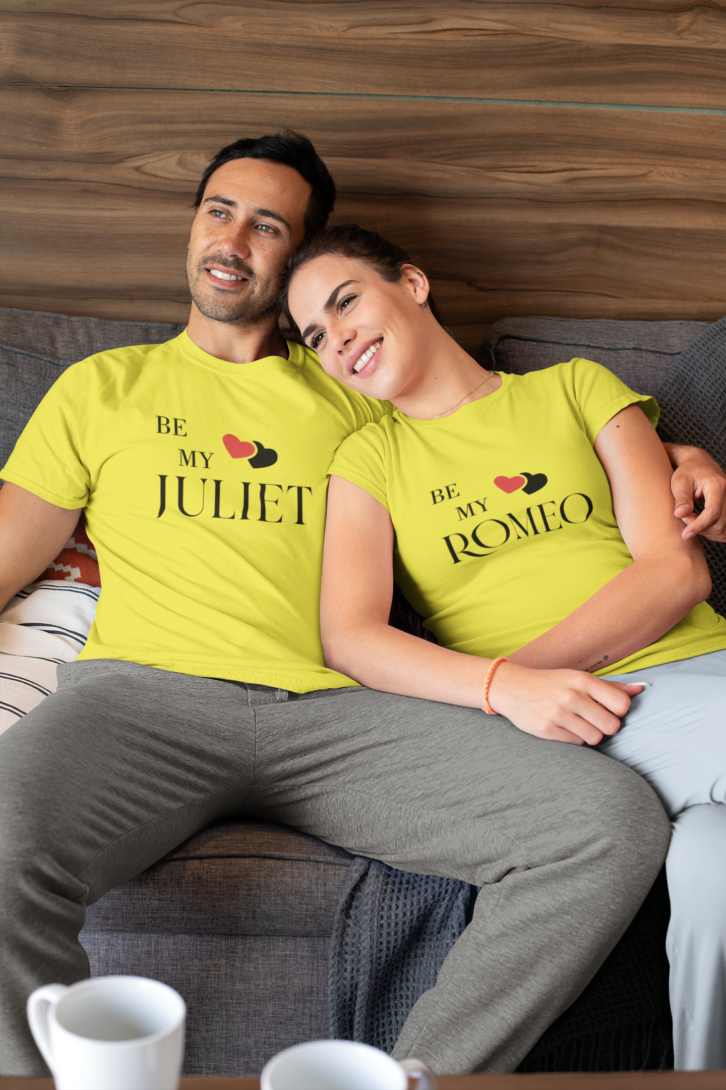 Be My Romeo Couple Half Sleeves T-Shirts -FunkyTeesClub
