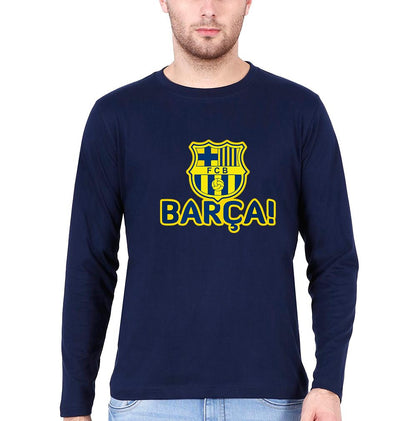 FCB United Men Full Sleeves T-Shirts-FunkyTeesClub