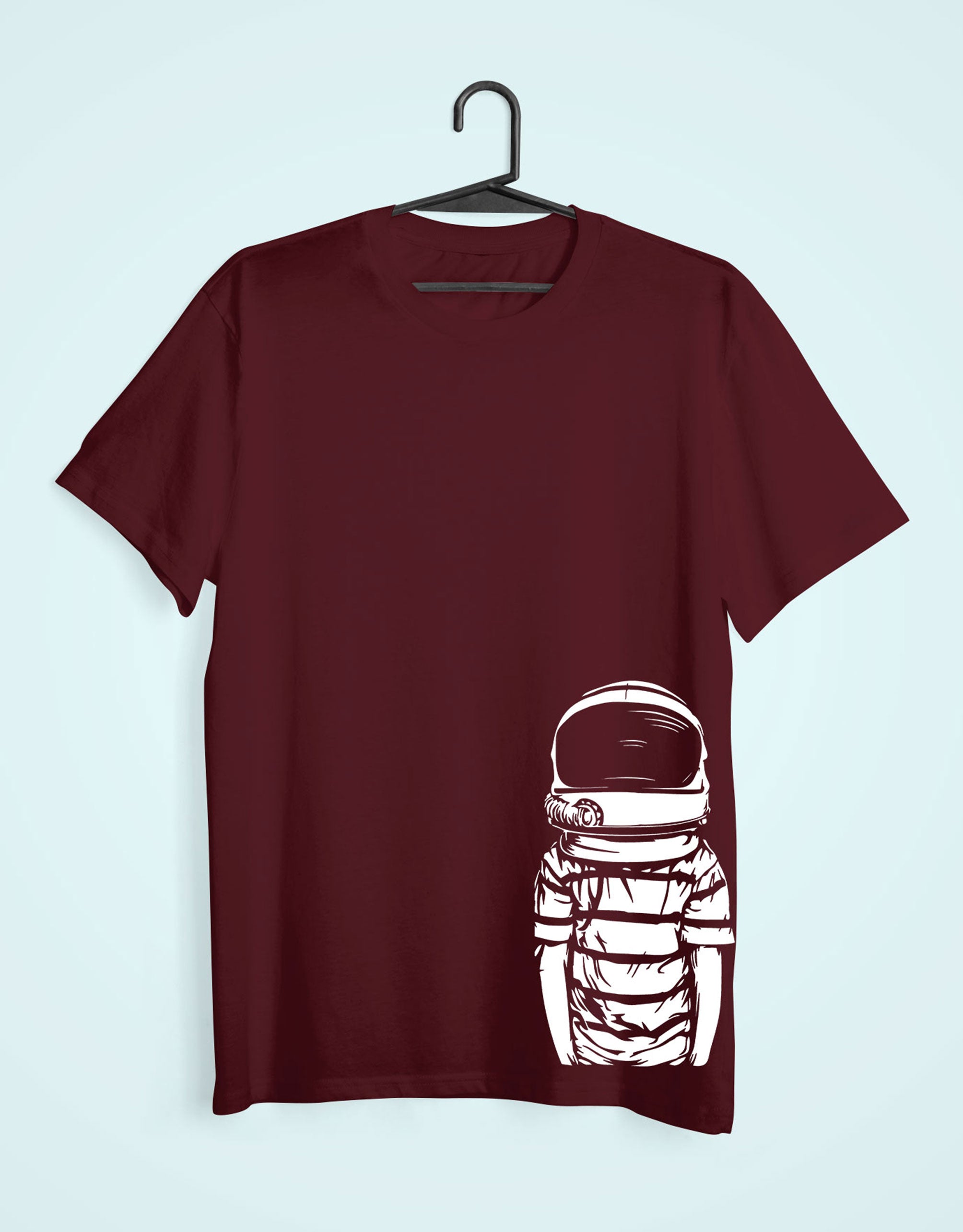Space Boy Mens Half Sleeves T-shirt- FunkyTeesClub