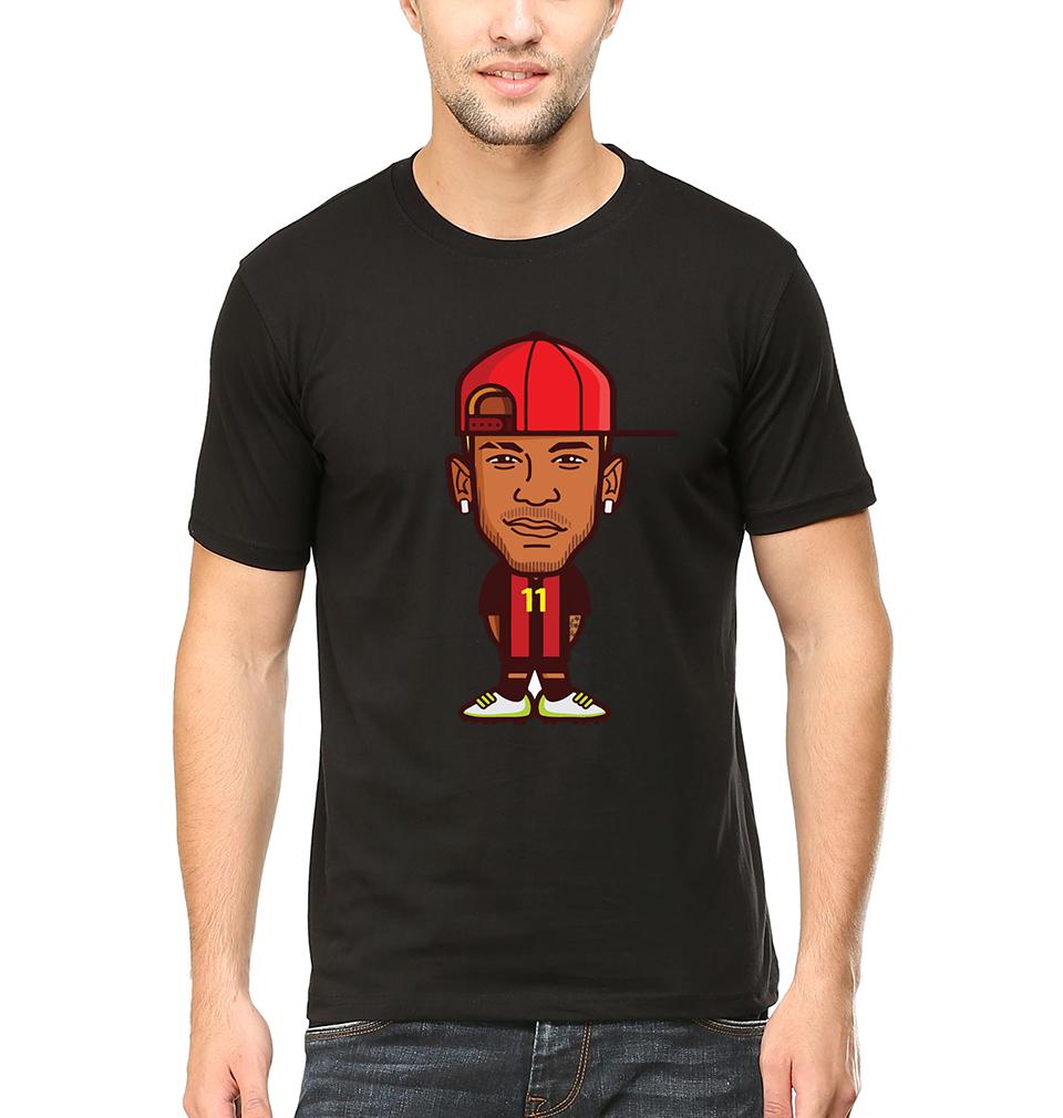 Neymar Men Half Sleeves T-Shirts-FunkyTeesClub