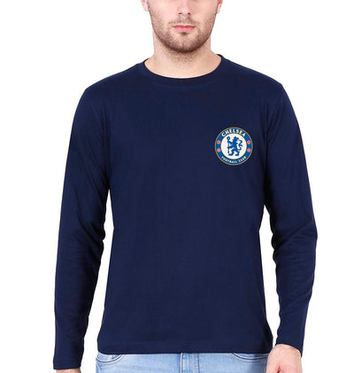 Chelsea Logo Men Full Sleeves T-Shirts-FunkyTeesClub