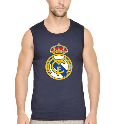 Real Madrid Men Gym Vest-FunkyTeesClub