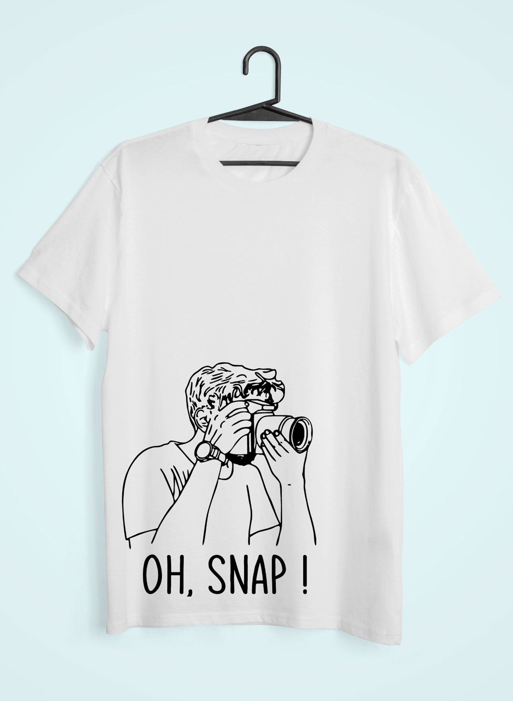 Oh Snap Women Half Sleeves T-shirt- FunkyTeesClub