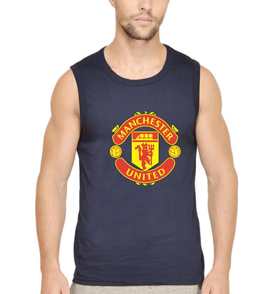 Manchester United Men Gym Vest-FunkyTeesClub
