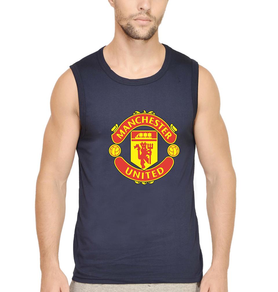 Manchester United Men Gym Vest-FunkyTeesClub