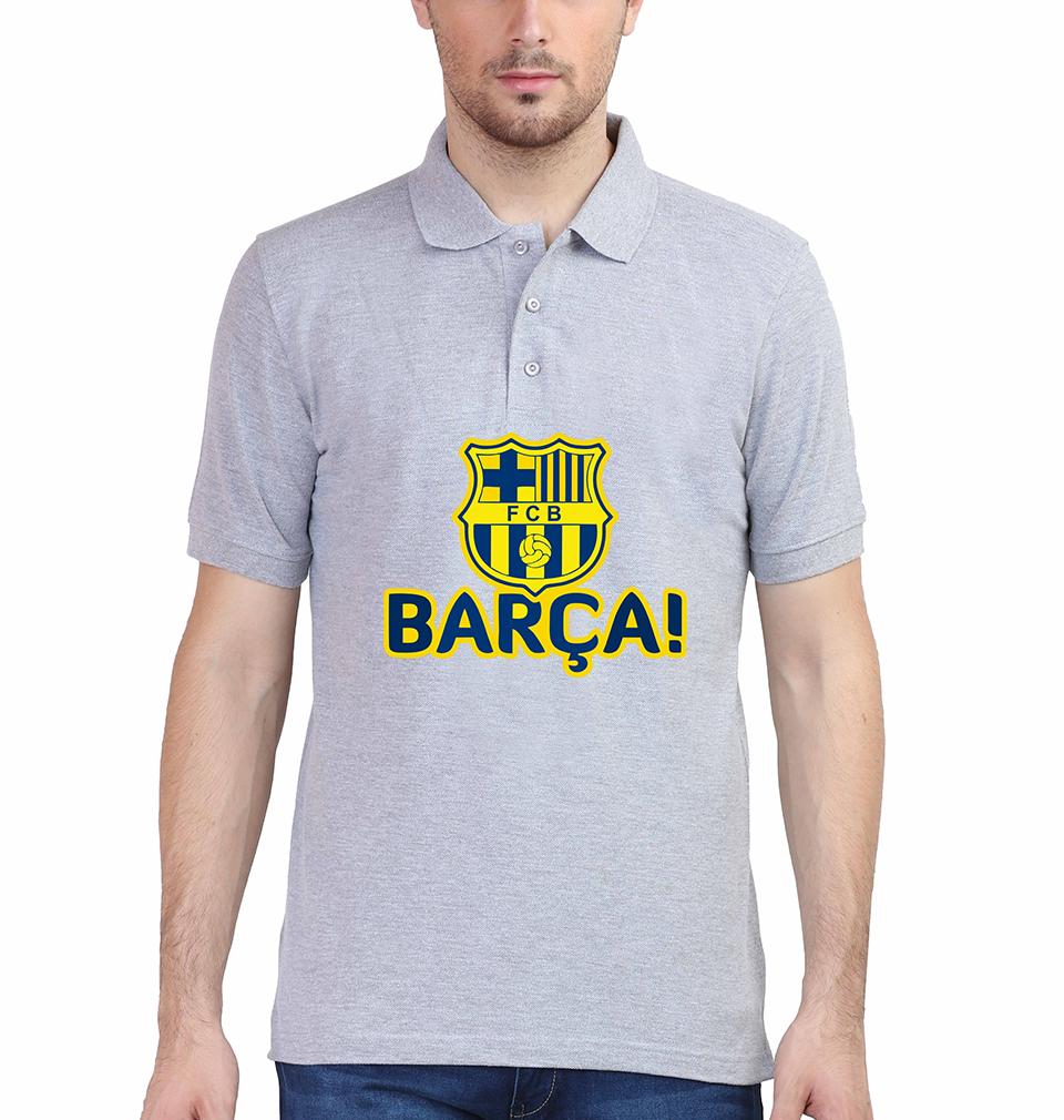 FCB Men Polo Half Sleeves T-Shirts-FunkyTeesClub