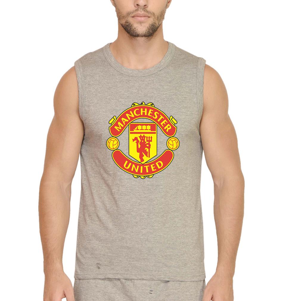 Manchester United Men Gym Vest-FunkyTeesClub