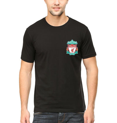 Liverpool Logo Men Half Sleeves T-Shirts-FunkyTeesClub