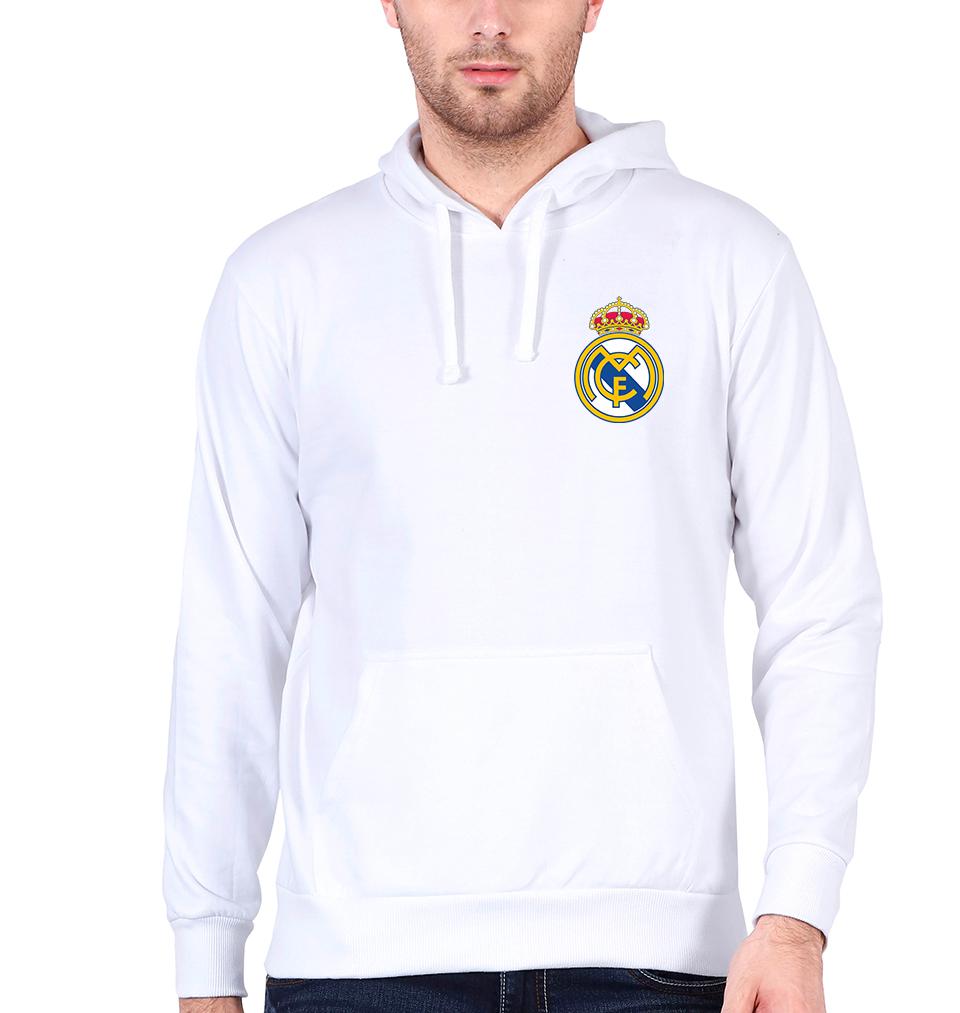 Real Madrid Logo Men Hoodies-FunkyTeesClub