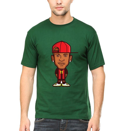 Neymar Men Half Sleeves T-Shirts-FunkyTeesClub