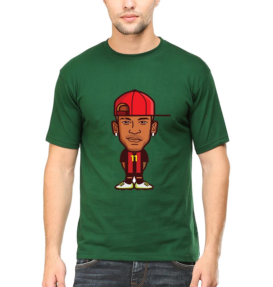 Neymar Men Half Sleeves T-Shirts-FunkyTeesClub