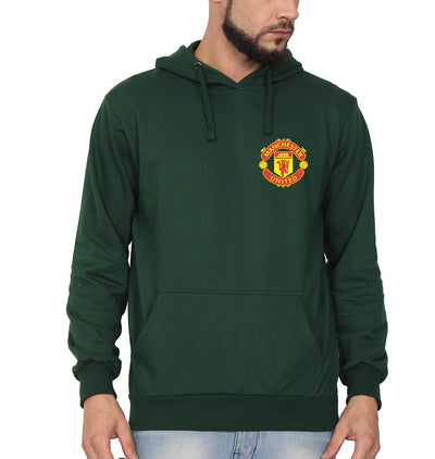 Manchester United Logo Men Hoodies-FunkyTeesClub