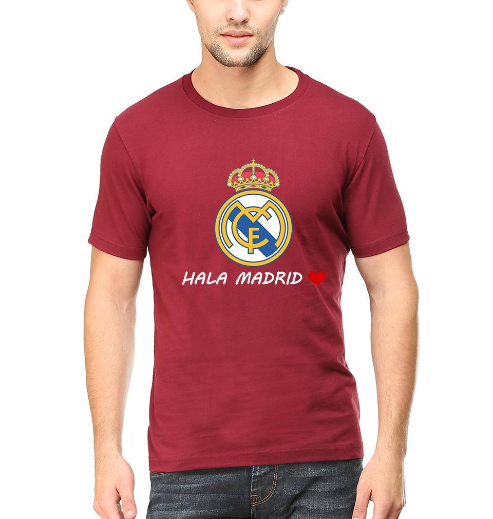 Hala Madrid Men Half Sleeves T-Shirts-FunkyTeesClub