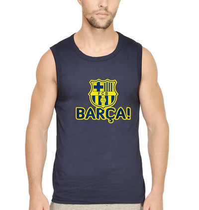 FCB Men Gym Vest-FunkyTeesClub