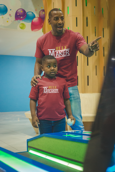 Rule Maker Father and Son Red Matching T-Shirt- FunkyTeesClub