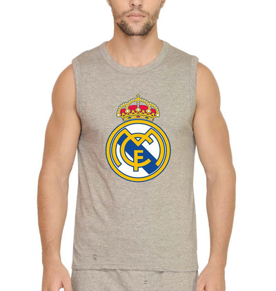 Real Madrid Men Gym Vest-FunkyTeesClub