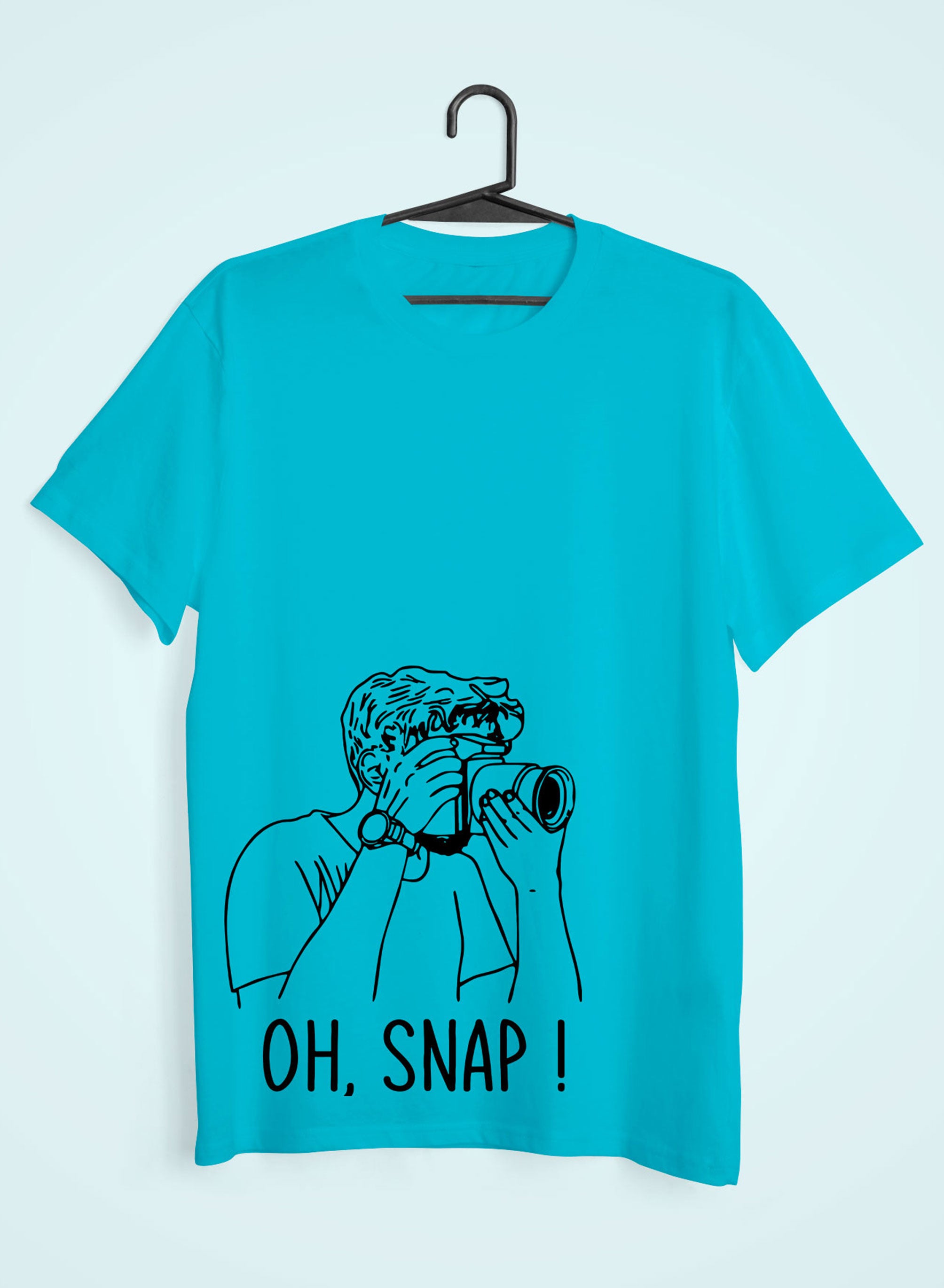 Oh Snap Women Half Sleeves T-shirt- FunkyTeesClub