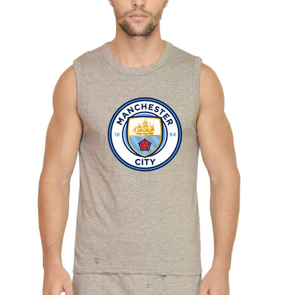 Manchester City Men Gym Vest-FunkyTeesClub