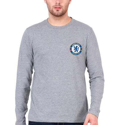 Chelsea Logo Men Full Sleeves T-Shirts-FunkyTeesClub