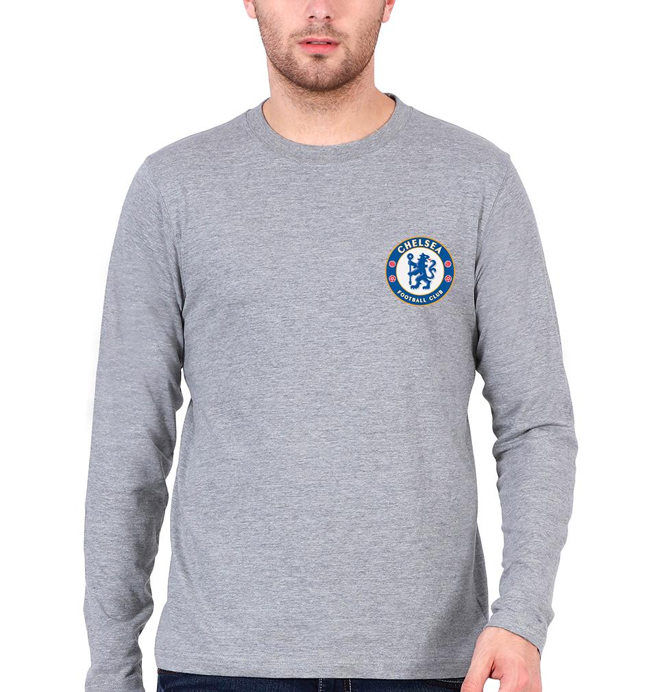 Chelsea Logo Men Full Sleeves T-Shirts-FunkyTeesClub