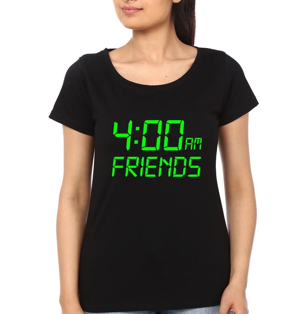 4Am Friends BFF Half Sleeves T-Shirts-FunkyTees - Funky Tees Club