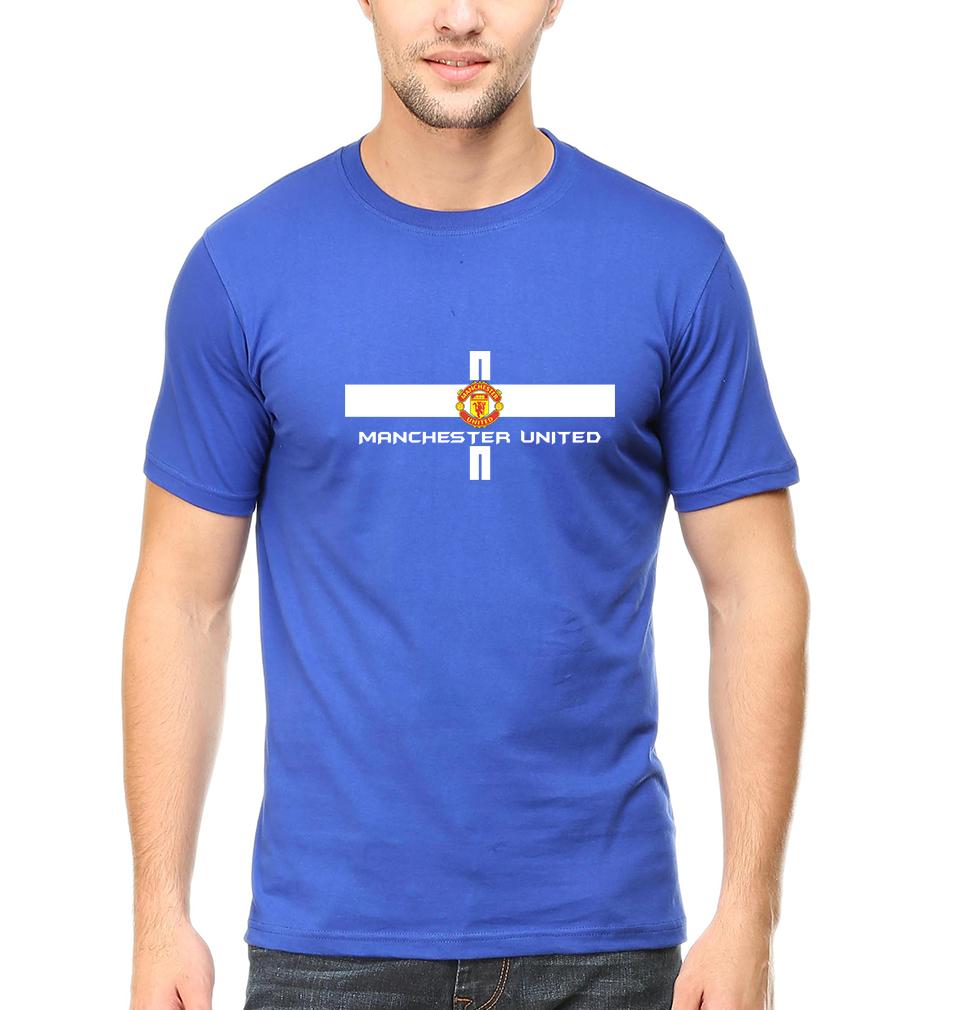 Manchester United Men Half Sleeves T-Shirts-FunkyTeesClub